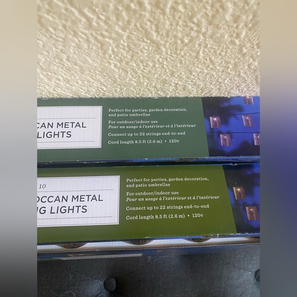 NEVER USED 💥 Moroccan Metal String Lights (Not Sold Separately) - Picture 3 of 3